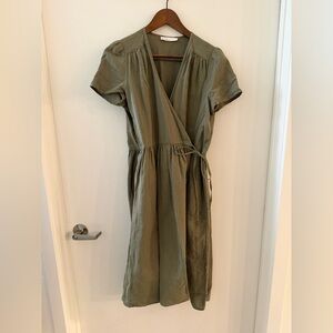 OAK + FORT Sage Midi Dress